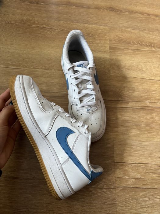 Nike air force 1 biało-niebieskie 40