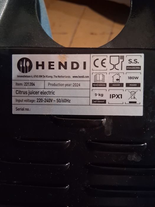 Wyciskarka elektryczna hendi