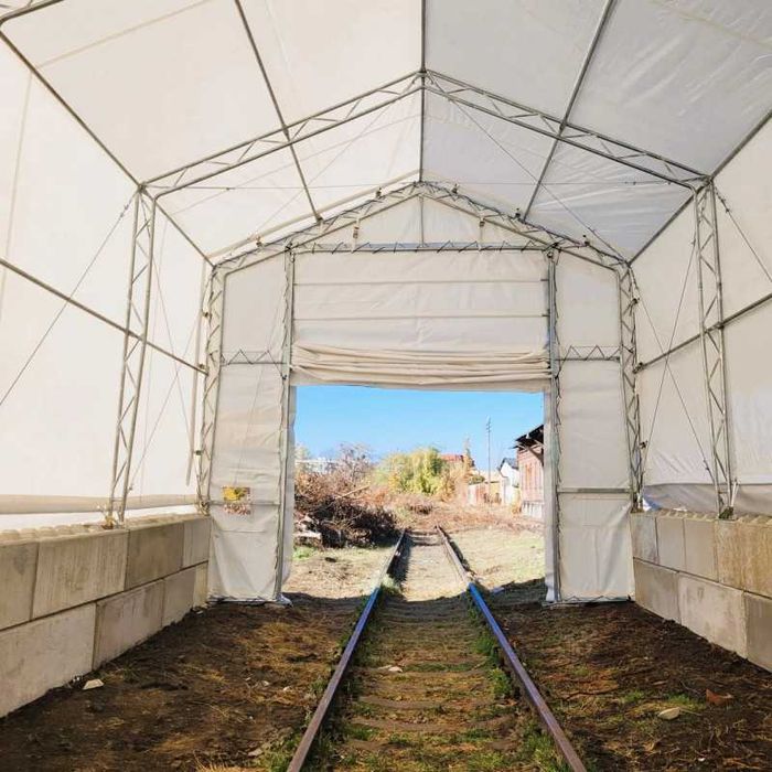 Garaż przenośny hala namiotowa namiot hangar na kampera 6x12x5 m