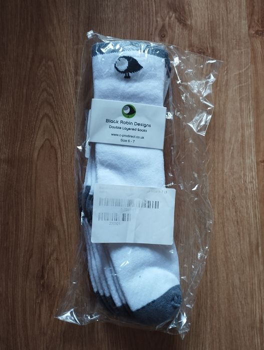 Nowe skarpety Black Robin Desings r 6-7