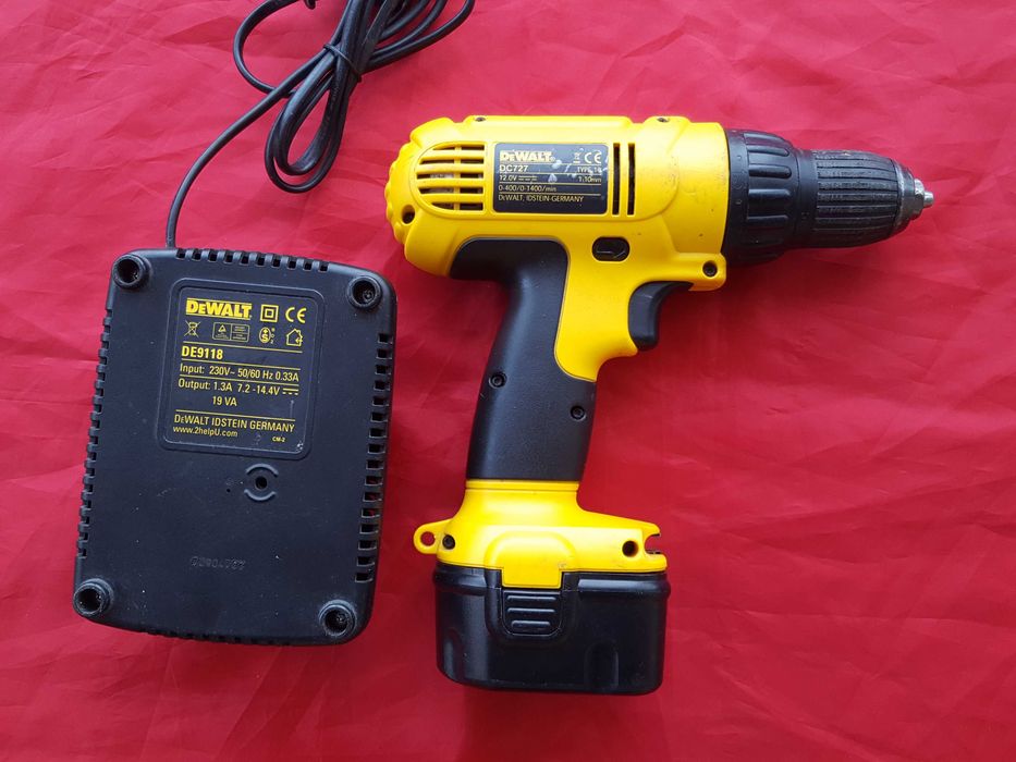 Шуруповерт DeWalt DC727 Germany на запчасти