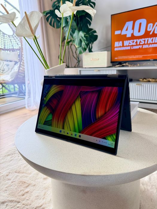 Obracany / Dotykowy Lenovo Yoga X390 i7 8Gen 16GB RAM 256GB Windows 11 Gwarancja Office