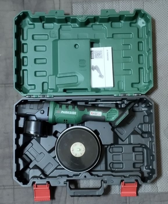 Máquina de polir a bateria Parkside 20v