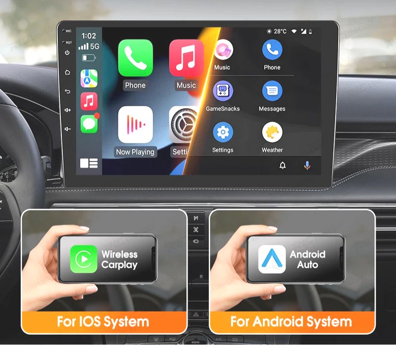 RÁDIO GPS ANDROID 13 TOYOTA AYGO / PEUGEOT 107 / CITROËN C1 04-14