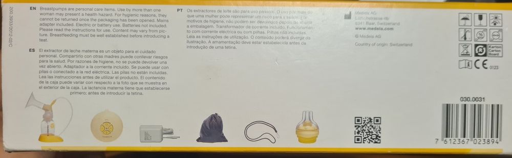 Bomba Extração de leite Medela Swing