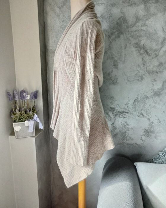 Kardigan sweterek angora 50% r.S jesień zima dobry skład