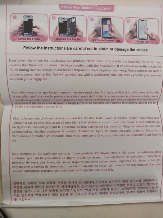 Display do iPhone XS