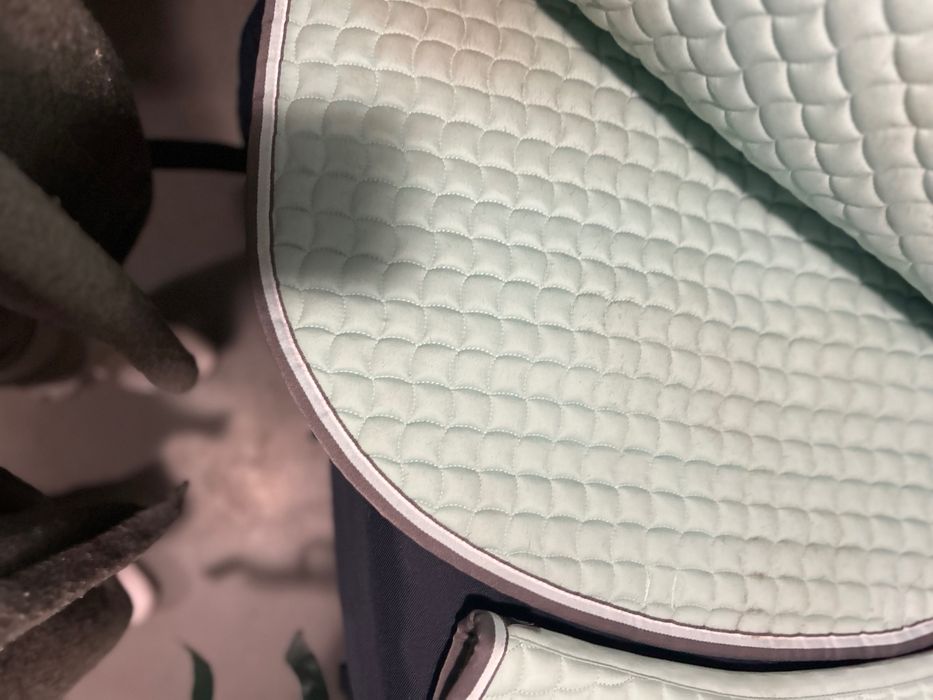 Czaprak skokowy seledynowy .. dwa kształty i rozmiary