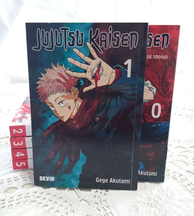 Mangá "Jujutsu Kaisen" volumes 0-5