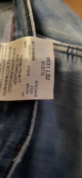 Wrangler boston 31/32 slim