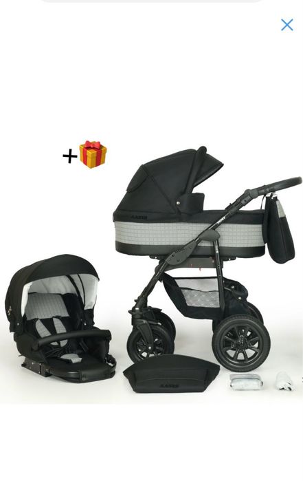 Коляска 2в1 Verdi Laser Black