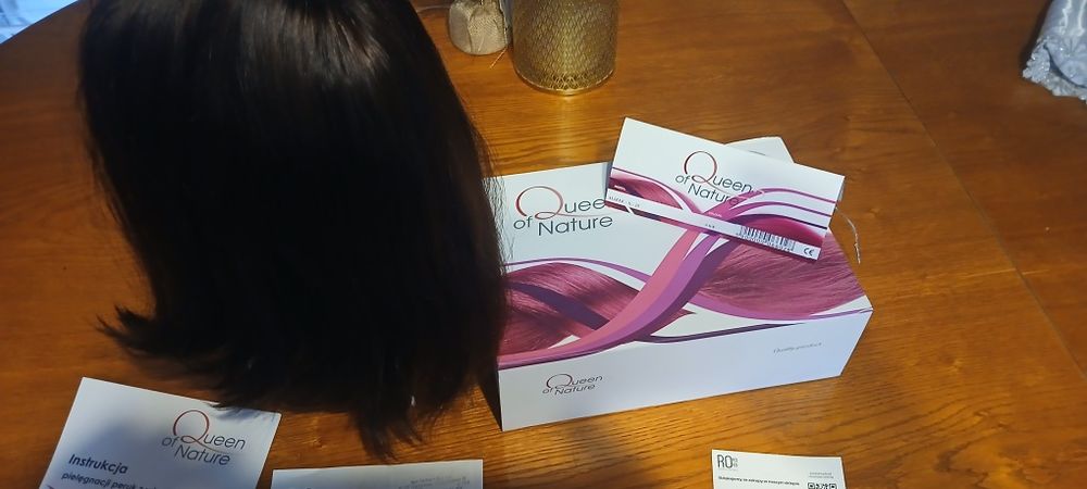 Peruka naturalne włosy
