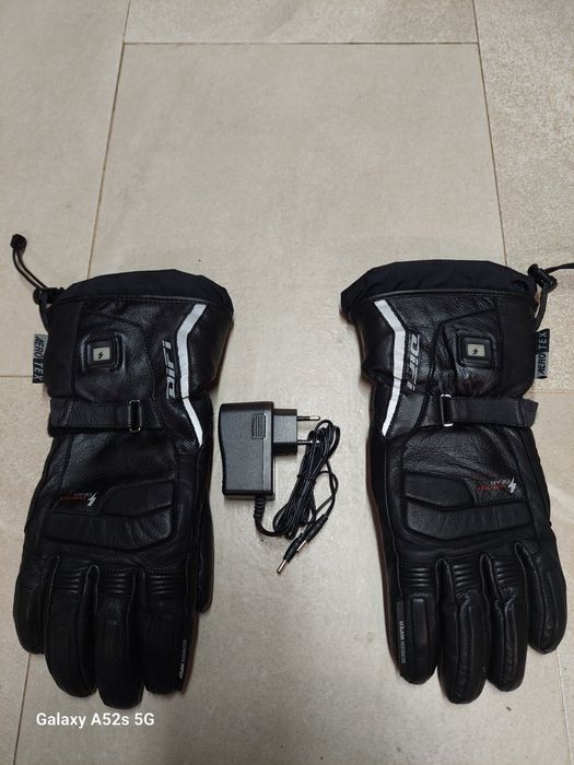 Luvas de moto com bateria