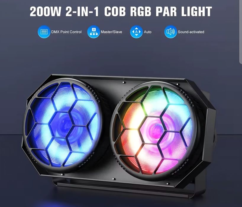 Led cob 200w rbg Novos