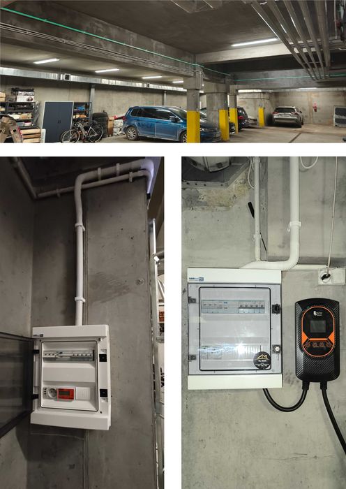 Elektryk Wallbox EV Ładowarka Ekspertyza Samochód elektryczny Pomiary