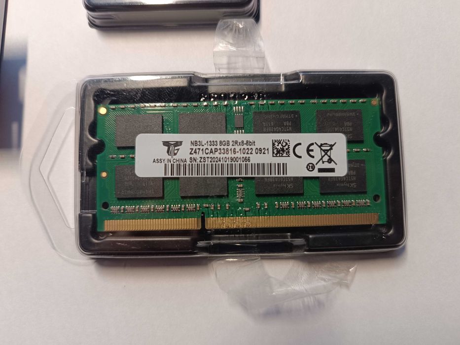 Oперативна память Tecmiyo SODIMM DDR3 pc3 8Gb 1600 MHz 1.35 1.5