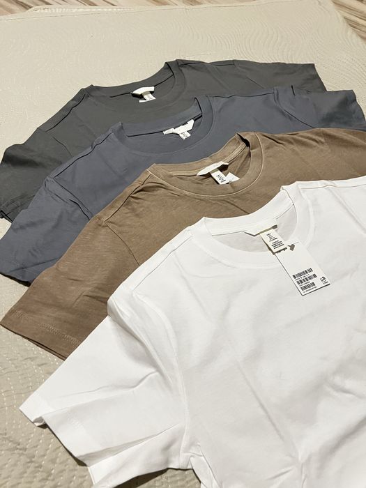 Базова футболка H&M з м'якого бавовняного трикотажу