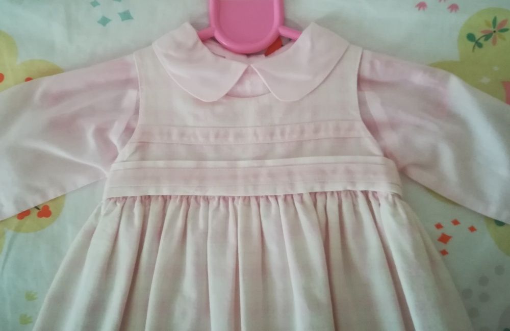 Vestido para bebé da João e Maria