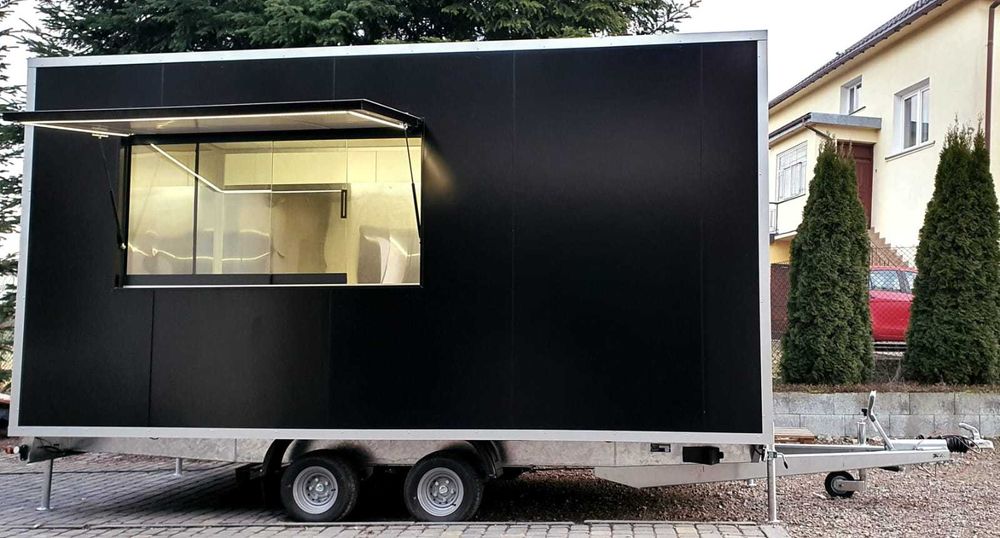 Przyczepa gastronomiczna - PREMIUM- 5m x 2,5m