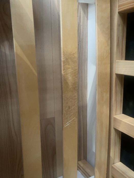 Drewniane łóżko piętrowe dziecięce domek 140x90