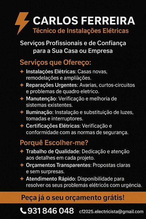Carlos Ferreira eletricista