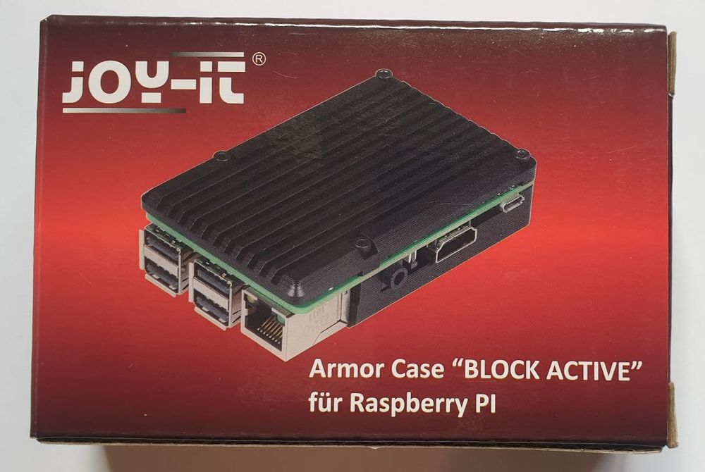 Caixa em alumínio com ventoinha para Raspberry Pi 3 Model B - Nova