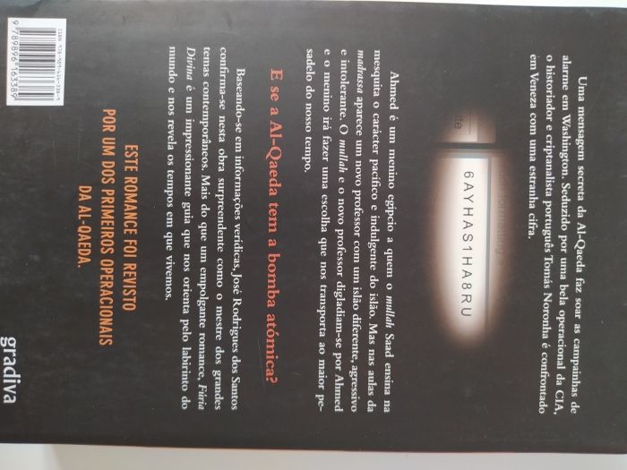 Fúria Divina, José Rodrigues dos Santos