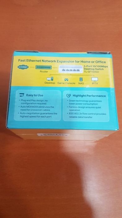 Switch TP-LINK TL-SF1005D (5 Portas Fast Ethernet - 100 Mbps)