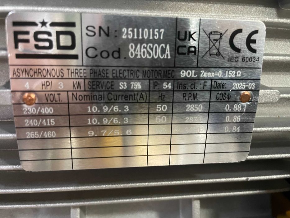 COMPRESSOR 200 LTS 4HP DXCMB4T2