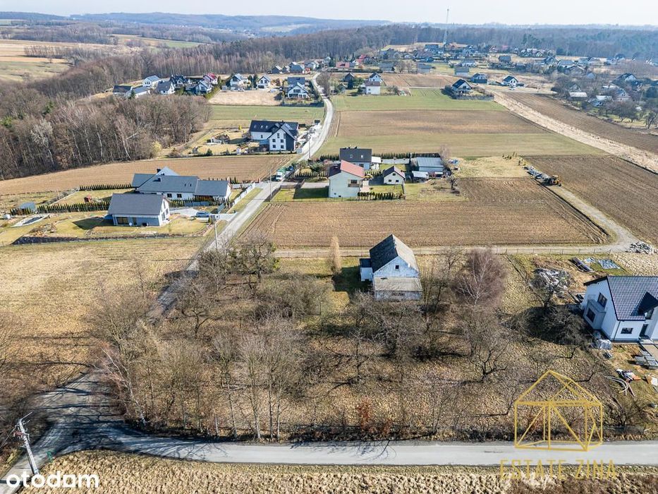 Działka budowlana 3775 m² – 2 fronty gminne – Mpzp
