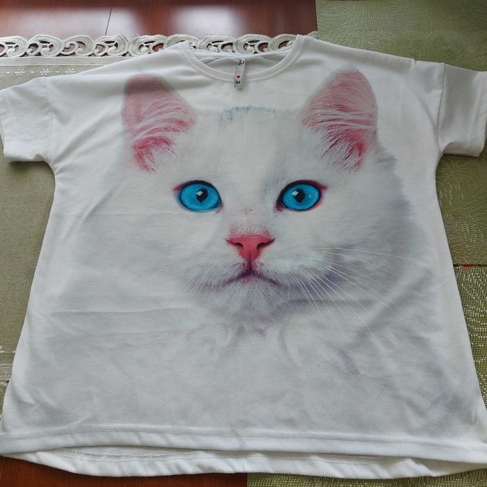 Bluzka dla dziewczynki z krótkim rękawem