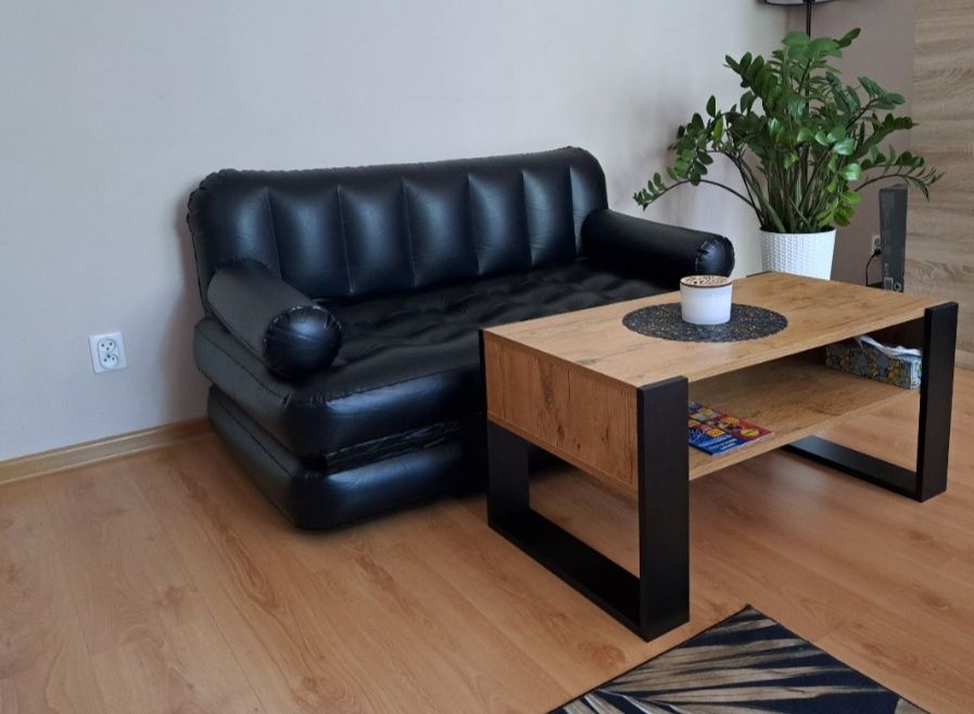 Materac dwuosobowy Bestway 152 x 188 x 64 cm czarny sofa rozkładana