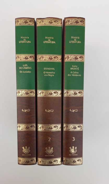Coleção Historia da Literatura - Camões, Stendhal, Emily Bronte