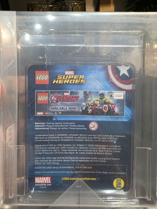 Lego SDCC Steve Rogers Captain America AFA 9.25