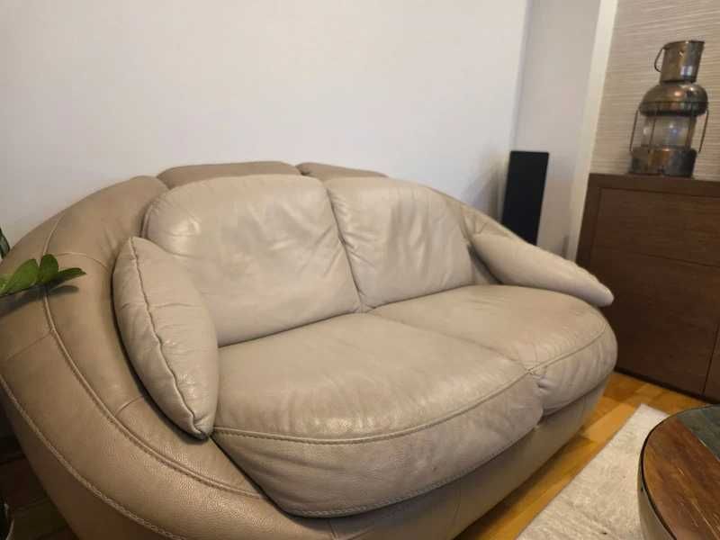 Meble skórzane GALA kanapa + 2x fotel