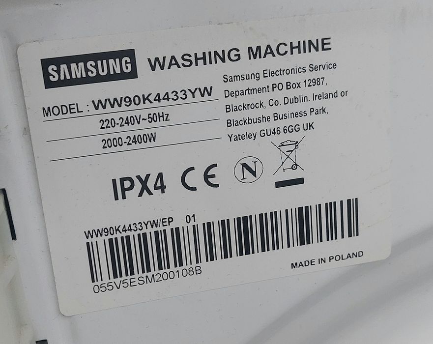 Máquina de lavar roupa Samsung