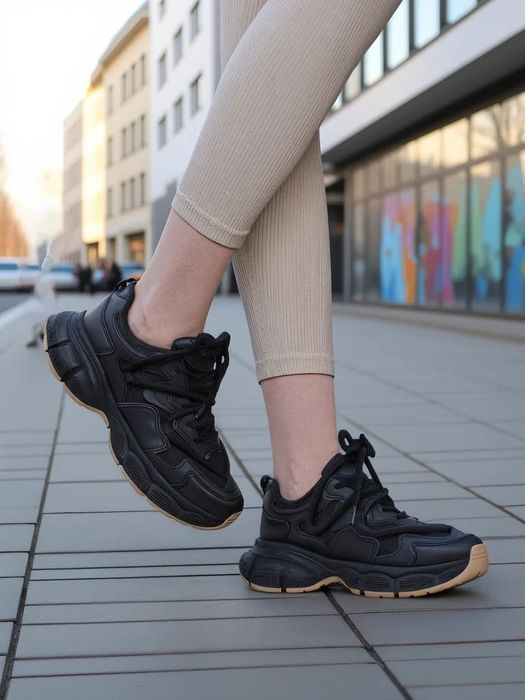 5 KOLORÓW 36 37 38 sneakersy 39 40 41 na platformie sznurowane adidasy