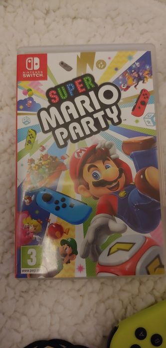 Nintendo switch z kartą pamięci i grami