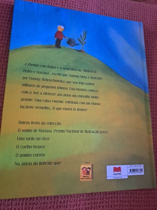 Livro infantil "a prenda com rodas"
