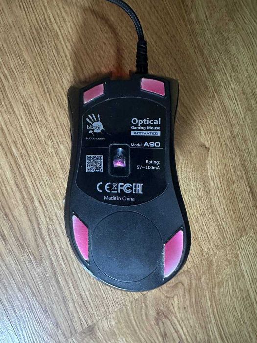 Ігрова мишка Bloody a90 Black USB RGB підсвітка