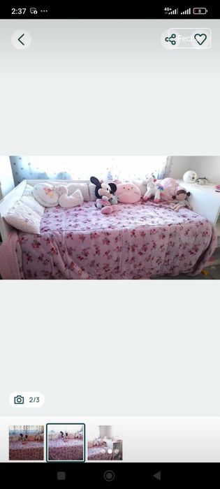 Cama de solteiro grande