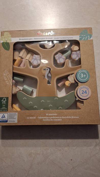 Zestaw drewnianych zabawek