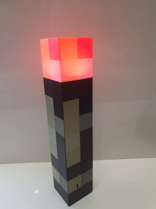 Lampka nocna dekoracyjna Minecraft pochodnia