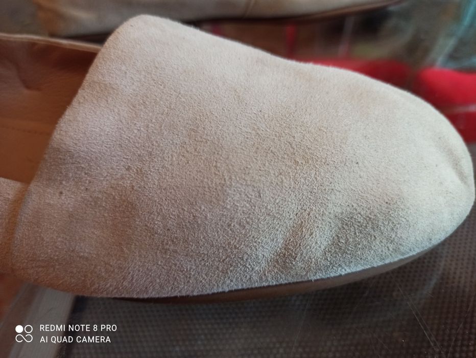 Замшевые макасины ECCO