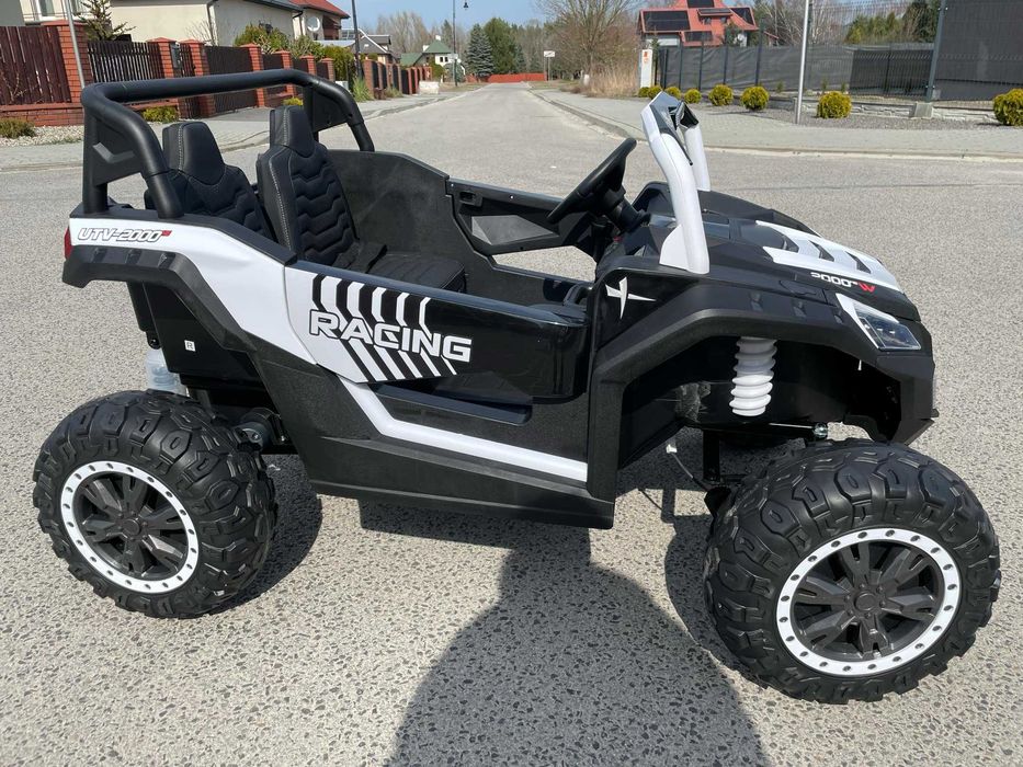 NOWY Ogromny Buggy Auto na akumulator dla 2 dzieci 4X200W 24V samochód