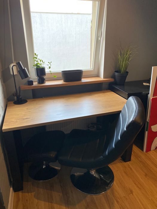 Biurko stół loft metalowe nogi industrial stelaż