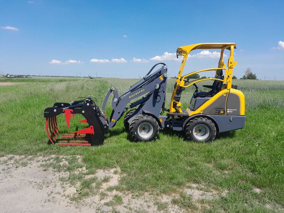 Ładowarka przegubowa EUROTRAC W11 [Silnik Kubota 26KM] Szerokość 110cm