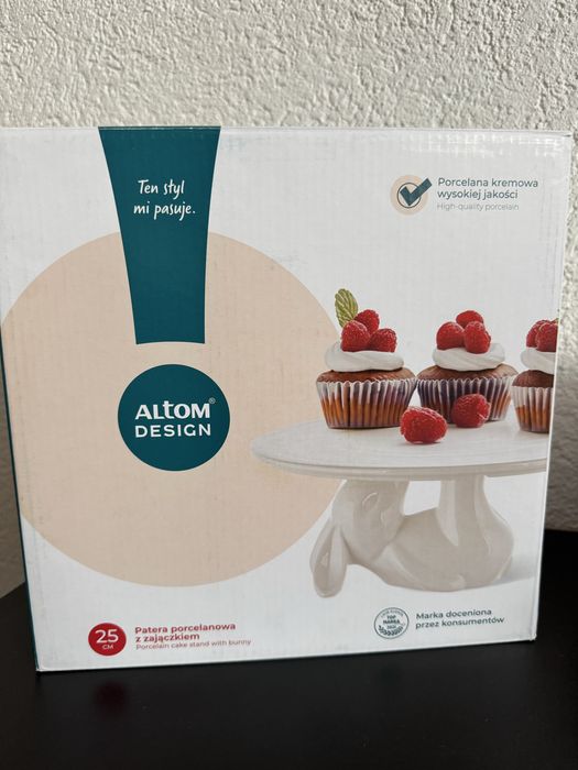 Patera altom z zajączkiem