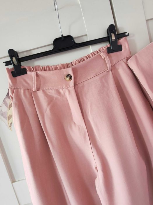 Set kamizelka i spodnie wide leg uni