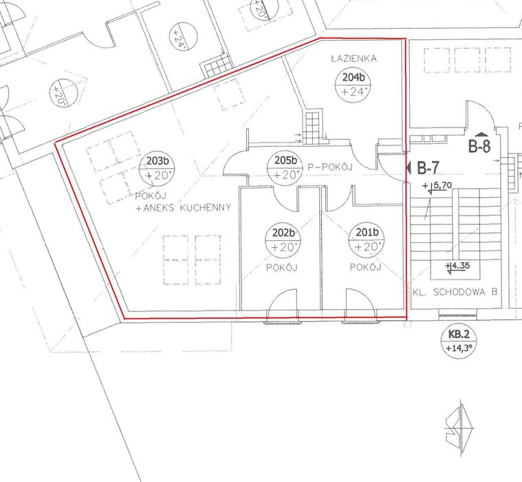 Mieszkanie 3-pokojowe w centrum Sławna 62,15 m2